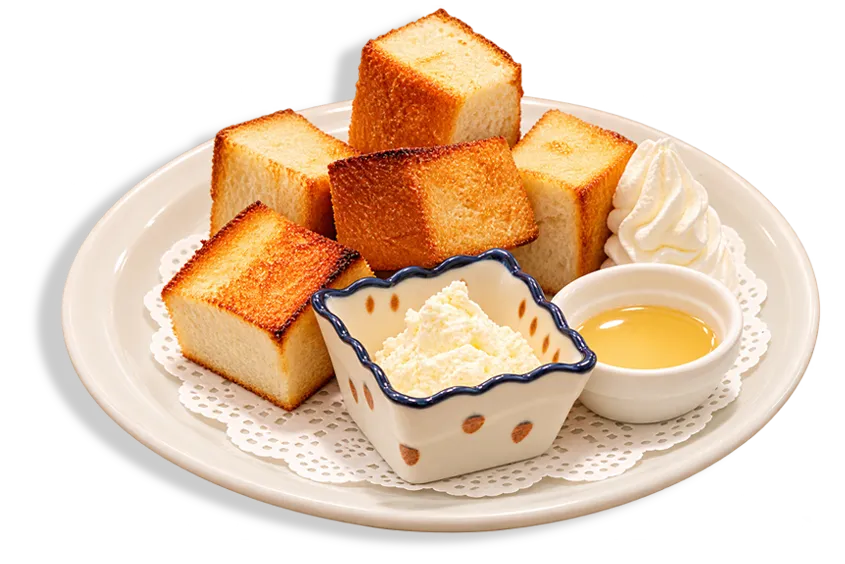 ひと口サイズのミニハニートースト